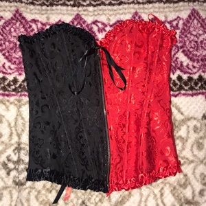 Red & Black Corset